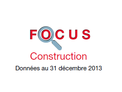 Couverture Focus Construction 2013 Couverture Focus Construction 2013