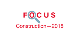 Couverture Focus Construction 2018