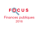 Couverture Focus Finances publiques 2016 Couverture Focus Finances publiques 2016