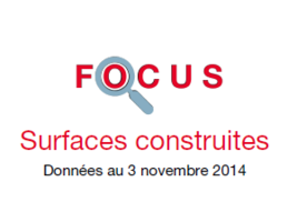 Couverture Focus Surfaces construites 2014