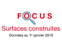 Couverture Focus Surfaces construites 2019 Couverture Focus Surfaces construites 2019