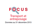 Couverture Focus Transport et entreposage 2013 Couverture Focus Transport et entreposage 2013