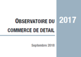 Couverture Observatoire Commerce de détail 2017