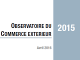 Couverture Observatoire Commerce extérieur 2015 Couverture Observatoire Commerce extérieur 2015