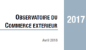 Couverture Observatoire Commerce extérieur 2017 Couverture Observatoire Commerce extérieur 2017