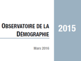 Couverture Observatoire Démographie 2015 Couverture Observatoire Démographie 2015