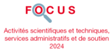 Couverture Focus Activités scientifiques et techniques, services administratifs et de soutien 2024