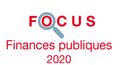 Couverture Focus Finances publiques 2020 Couverture Focus Finances publiques 2020